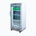 Bromic GM0220-NR - Upright Display Fridge 215L, 1 Door, Flat Glass, 595mm