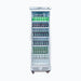 Bromic GM0374-NR - Upright Display Fridge 372L, 1 Door, Flat Glass, White with Silver Trim, 595mm