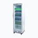 Bromic GM0374-NR - Upright Display Fridge 372L, 1 Door, Flat Glass, White with Silver Trim, 595mm