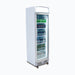 Bromic GM0374L-NR - Upright Display Fridge 372L, 1 Door, Flat Glass, Lightbox, 595mm