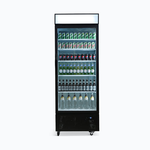 Bromic GM0690LB / GM0690LW - Upright Display Fridge 659L, 1 Door, Flat Glass, Lightbox, 780mm