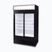 Bromic GM0980LS-NR - Upright Display Fridge 945L, 2 Doors, Sliding, Flat Glass, Lightbox, 1200mm