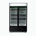 Bromic GM1000LBCAS / GM1000LWCAS - Upright Display Fridge 960L, 2 Doors, Flat Glass, Cassette, 1200mm