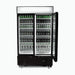 Bromic GM1000LBCAS / GM1000LWCAS - Upright Display Fridge 960L, 2 Doors, Flat Glass, Cassette, 1200mm