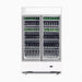 Bromic GM1000LBCAS / GM1000LWCAS - Upright Display Fridge 960L, 2 Doors, Flat Glass, Cassette, 1200mm