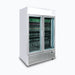 Bromic GM1100LB-NR / GM1100LS-NR - Upright Display Fridge 1082L, 2 Door, Flat Glass, Lightbox, 1200mm