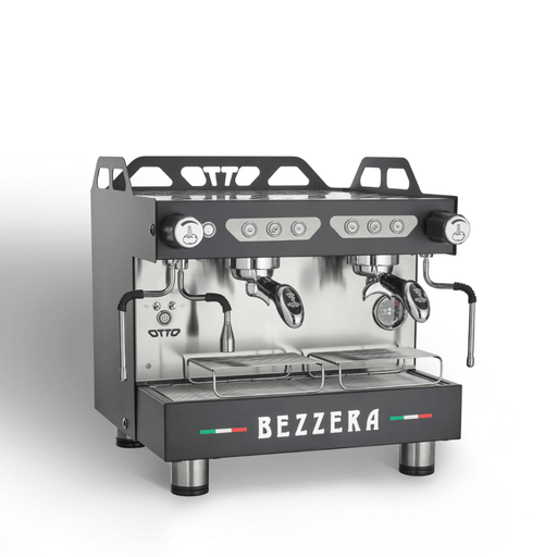 Bezzera Otto DE 2G - 2 Group Espresso Machine with Auto-Foamer, Black or White