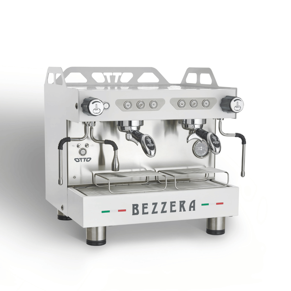 Bezzera Otto DE 2G - 2 Group Espresso Machine with Auto-Foamer, Black or White - image 5