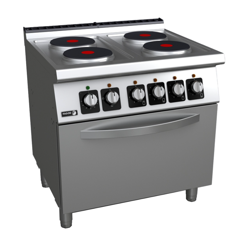 Fagor C-E741 - Kore 700 Series 4 Plate Electric Range with Oven