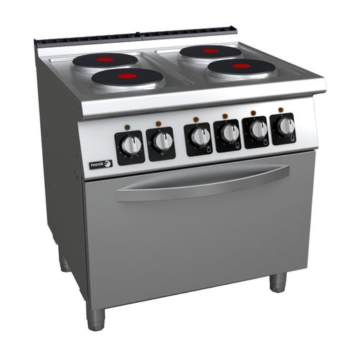 Fagor C-E741 - Kore 700 Series 4 Plate Electric Range with Oven