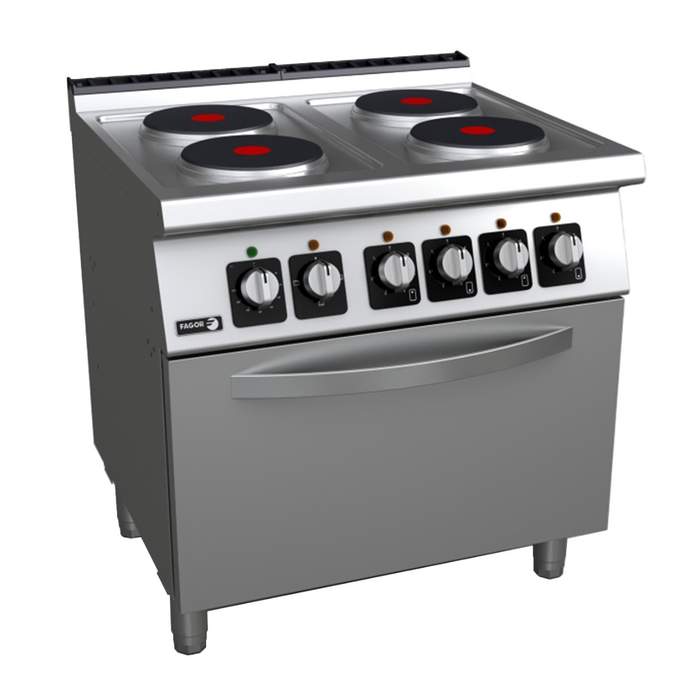 Fagor C-E741 - Kore 700 Series 4 Plate Electric Range with Oven