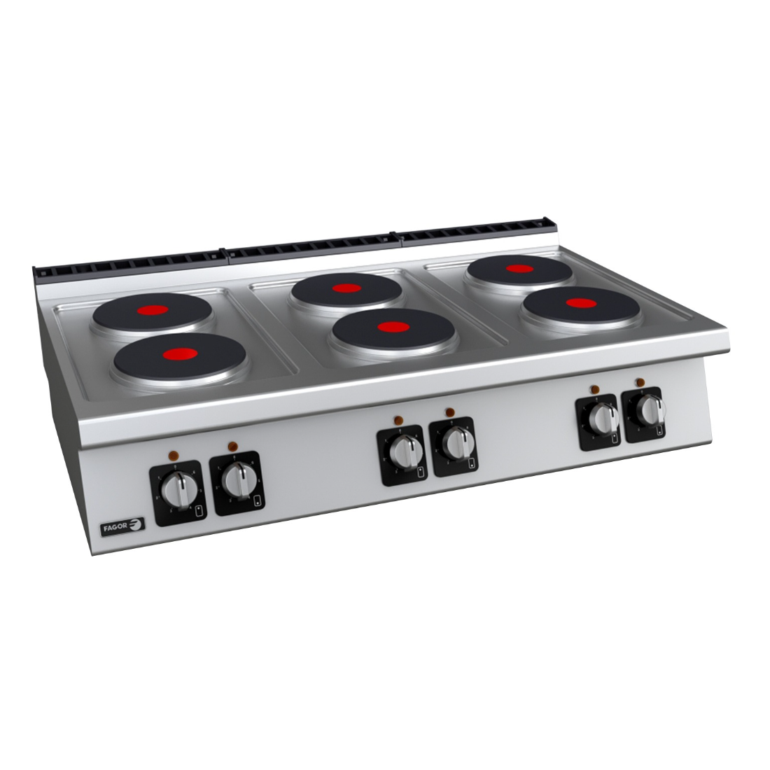 Fagor C-E760 - Kore 700 Series 1200mm 6 Plate Electric Cooktop