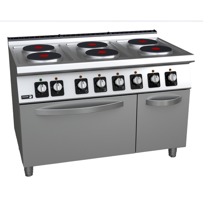 Fagor C-E761 - Kore 700 Series 6 Plate Electric Range with Oven