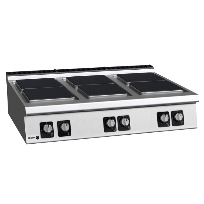 Fagor C-E960 - Kore 900 Series 1200mm 6 Plate Electric Cooktop