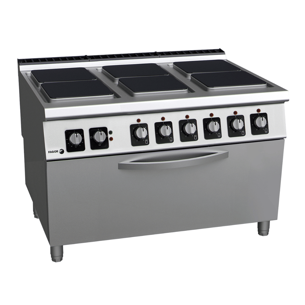 Fagor C-E961OP - Kore 900 Series 6 Plate Electric Range with Large Oven