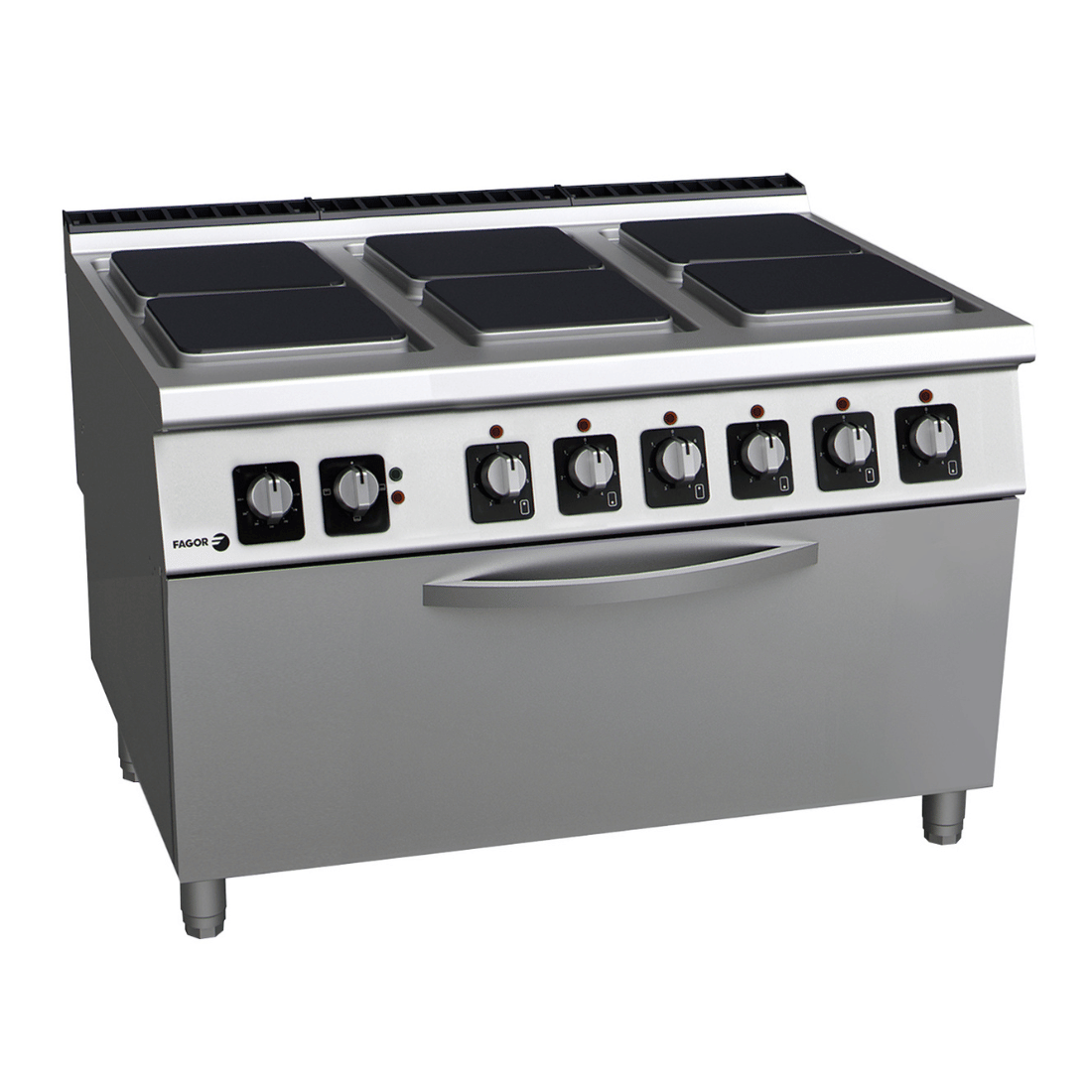 Fagor C-E961OP - Kore 900 Series 6 Plate Electric Range with Large Oven