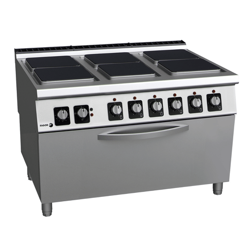 Fagor C-E961OP - Kore 900 Series 6 Plate Electric Range with Large Oven