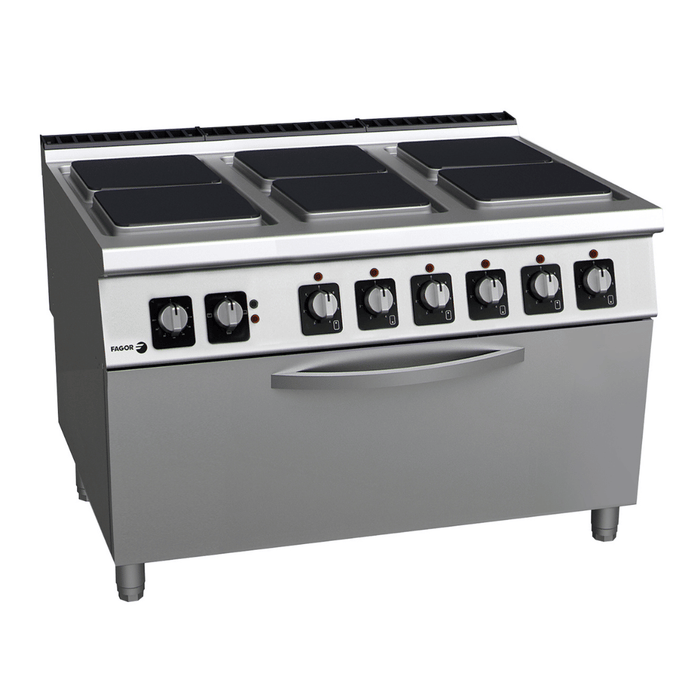 Fagor C-E961OP - Kore 900 Series 6 Plate Electric Range with Large Oven