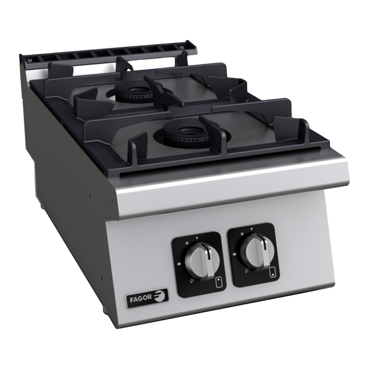 Fagor C-G720H - Kore 700 Series 400mm 2 Burner Gas Cooktop