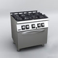 Fagor C-G741H - Kore 700 4 Burner Gas Range with Gas Oven