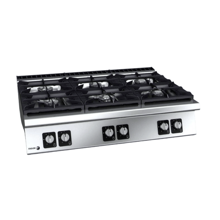 Fagor C-G960H - Kore 900 Series 1200mm 6 Burner Gas Cooktop