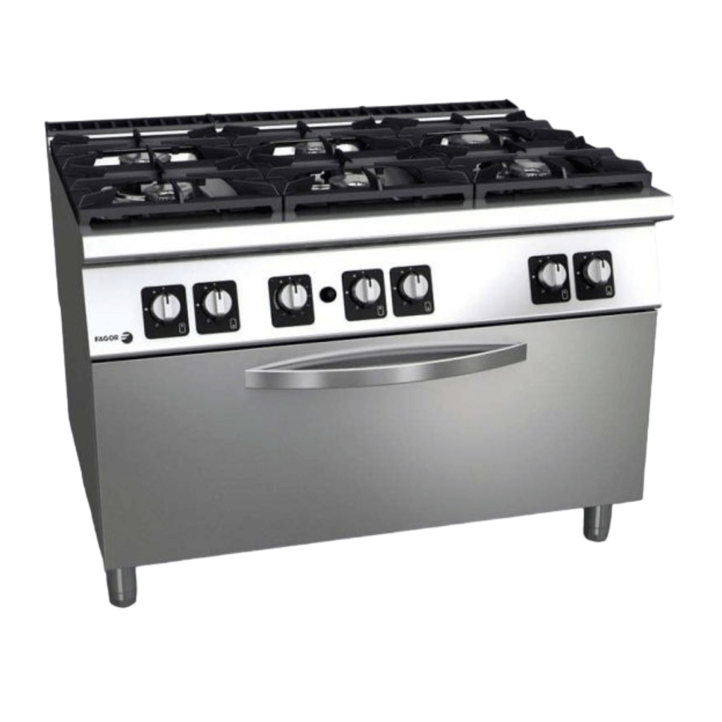 Fagor C-G961OPH - Kore 900 Series 6 Burner Gas Range with Large Oven