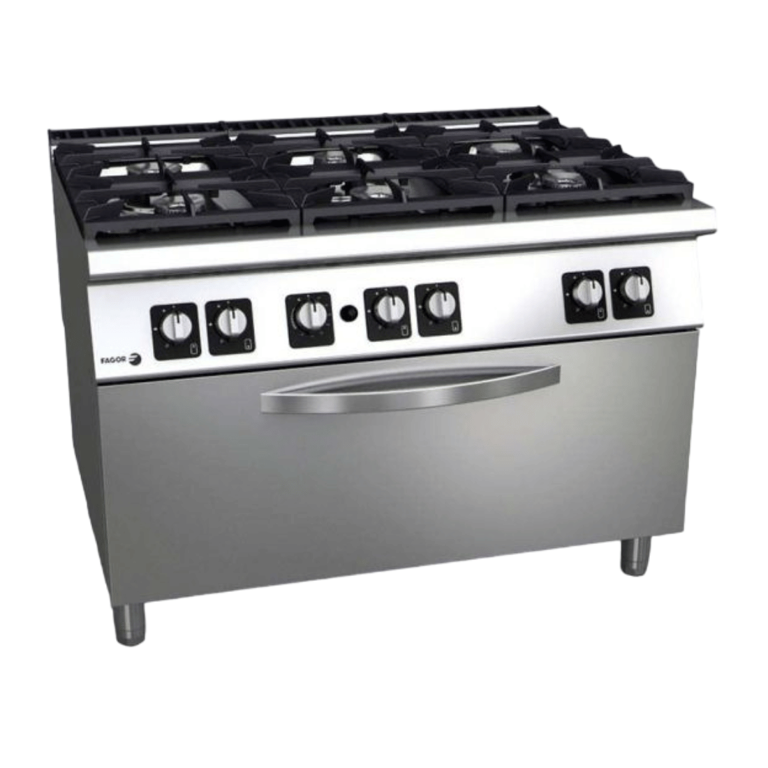 Fagor C-G961OPH - Kore 900 Series 6 Burner Gas Range with Large Oven
