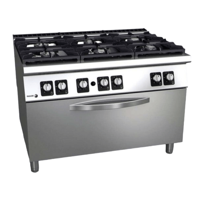 Fagor C-G961OPH - Kore 900 Series 6 Burner Gas Range with Large Oven