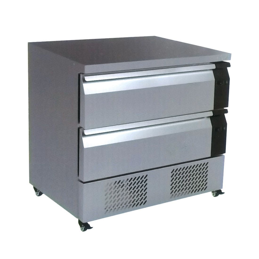 FED Thermaster CBR2-2 - Flexdrawer Fridge/Freezer Drawer Counter 179L