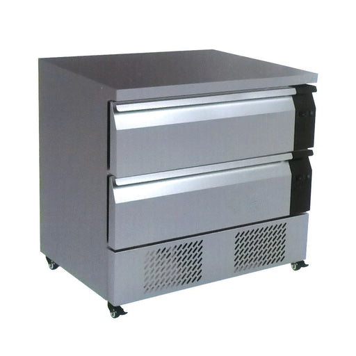 FED Thermaster CBR2-2 - Flexdrawer Fridge/Freezer Drawer Counter 179L