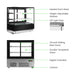 Bonvue FED CL1200-2S - 1200mm Elite Square Cake Display 2 Shelves - image 3