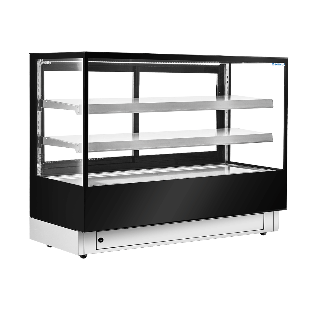 Bonvue FED CL1500-2S - 1500mm Elite Square Cake Display 2 Shelves