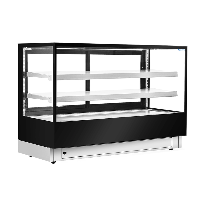 Bonvue FED CL1800-2S - 1800mm Elite Square Cake Display 2 Shelves