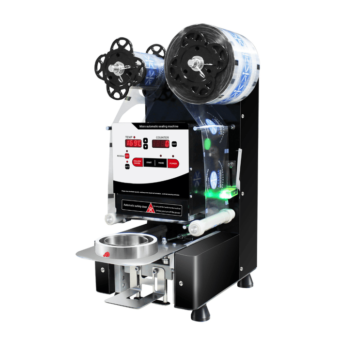 TéVera CS-95B - Automatic Cup Sealing Machine, 95mm Cups, Black