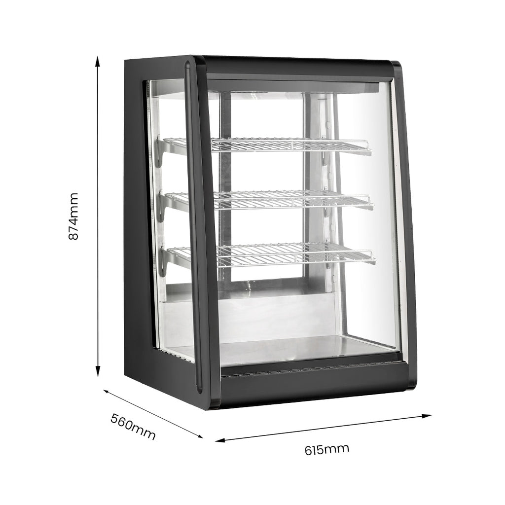 Bonvue FED CTA-146 - Countertop Angled Chilled Food Display 146L - image 2