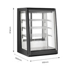 Bonvue FED CTA-146 - Countertop Angled Chilled Food Display 146L - image 2