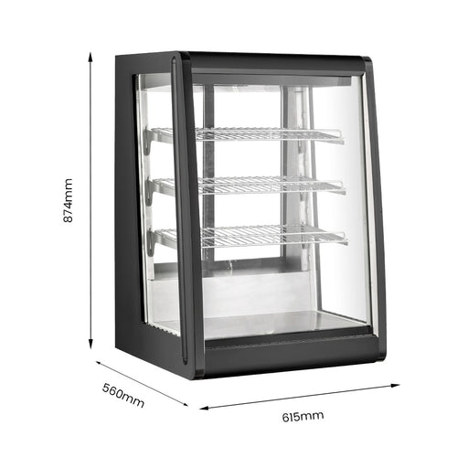 Bonvue FED CTA-146 - Countertop Angled Chilled Food Display 146L - image 2