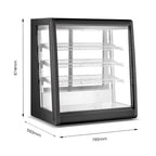 Bonvue FED CTA-196 - Countertop Angled Chilled Food Display 196L - image 2