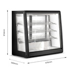 Bonvue FED CTA-246 - Countertop Angled Chilled Food Display 246L - image 2