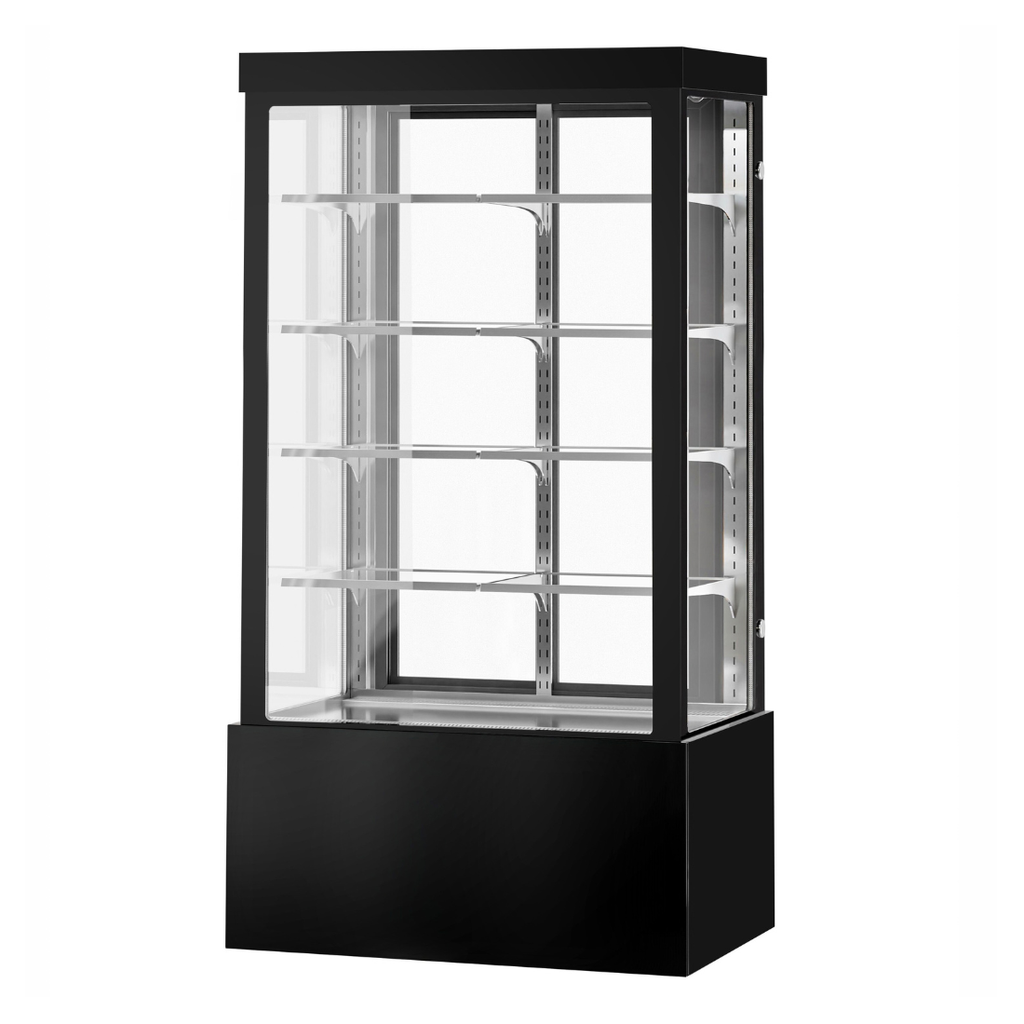 Bonvue FED CVS120-4B - 1200mm Noir Grand Square Cake Display 4 Shelves