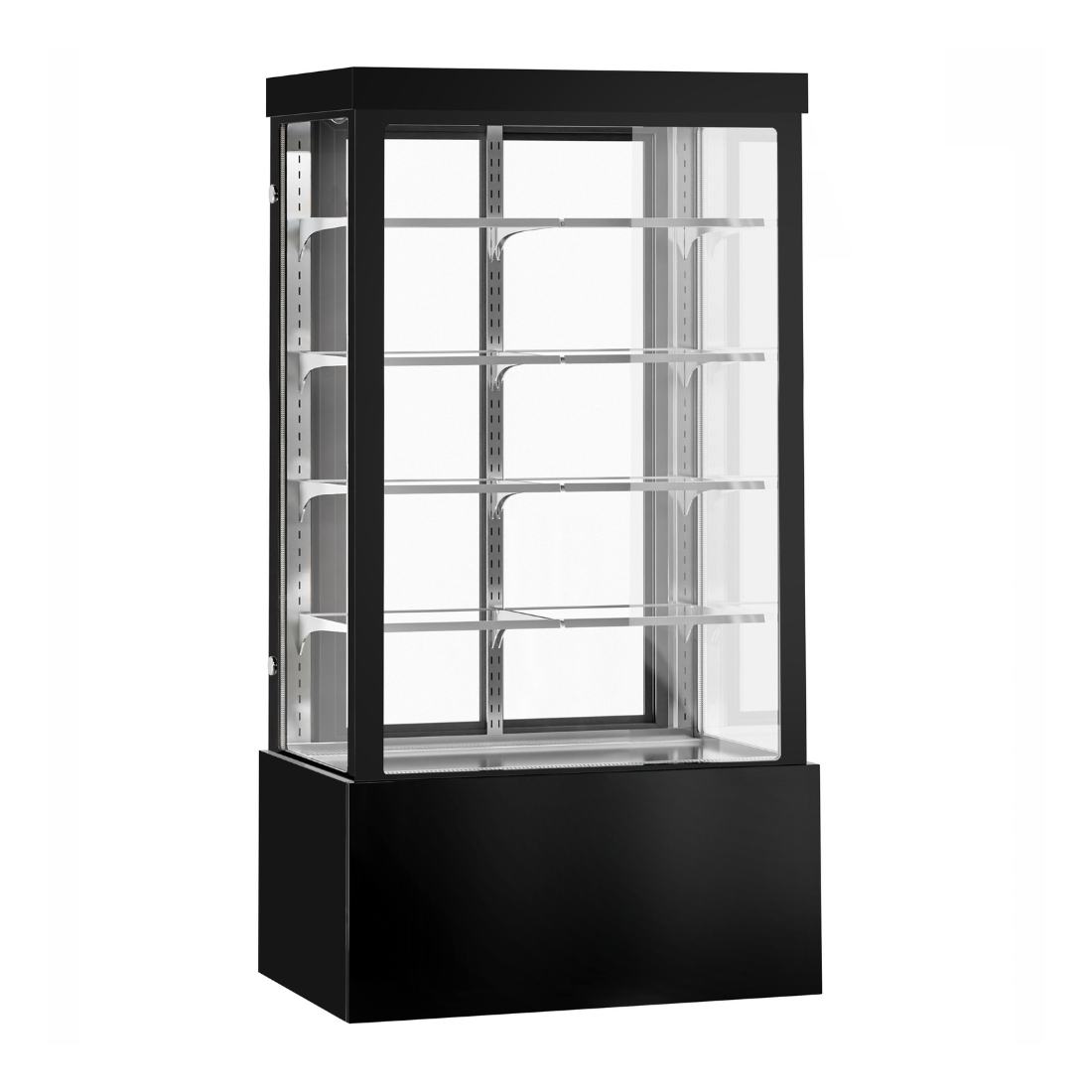 Bonvue FED CVS120-4B - 1200mm Noir Grand Square Cake Display 4 Shelves - image 3
