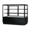 Bonvue FED CVS150-2B - 1500mm Noir Tot Square Cake Display 2 Shelves