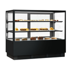 Bonvue FED CVS150-2B - 1500mm Noir Tot Square Cake Display 2 Shelves - image 3
