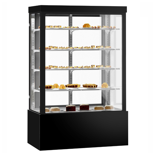 Bonvue FED CVS150-4B - 1500mm Noir Grand Square Cake Display 4 Shelves - image 2