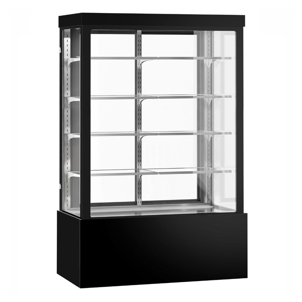 Bonvue FED CVS150-4B - 1500mm Noir Grand Square Cake Display 4 Shelves - image 3