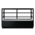 Bonvue FED CVS180-2B - 1800mm Noir Tot Square Cake Display 2 Shelves