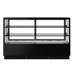 Bonvue FED CVS180-2B - 1800mm Noir Tot Square Cake Display 2 Shelves