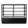 Bonvue FED CVS180-3B - 1800mm Noir Prime Square Cake Display 3 Shelves