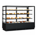 Bonvue FED CVS180-3B - 1800mm Noir Prime Square Cake Display 3 Shelves - image 2