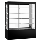 Bonvue FED CVS180-4B - 1800mm Noir Grand Square Cake Display 4 Shelves - image 3